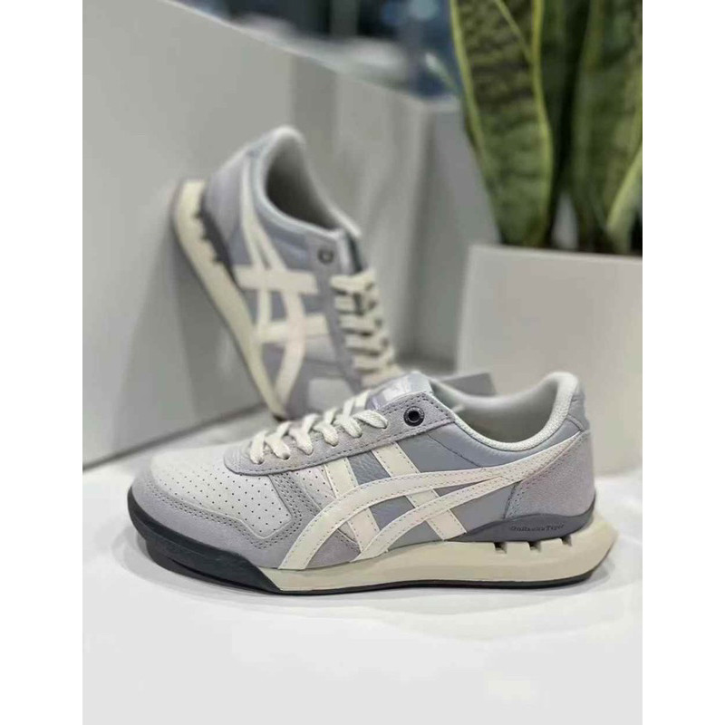 Promo Sepatu ONITSUKA TIGER ULTIMATE 81 Ex GREY WHITE /LEATHER