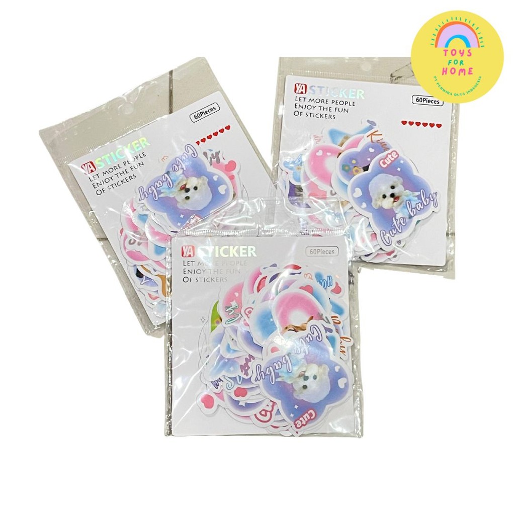 

Stiker Kartun Pack Isi 60 Pcs Motif Karakter Cute TOYSFORHOME