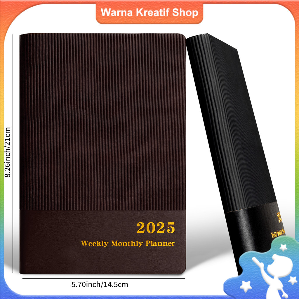 

2025 Weekly Monthly Planner A5 Notebook 320 Pages PLANNER 2025 | PLANNER 365