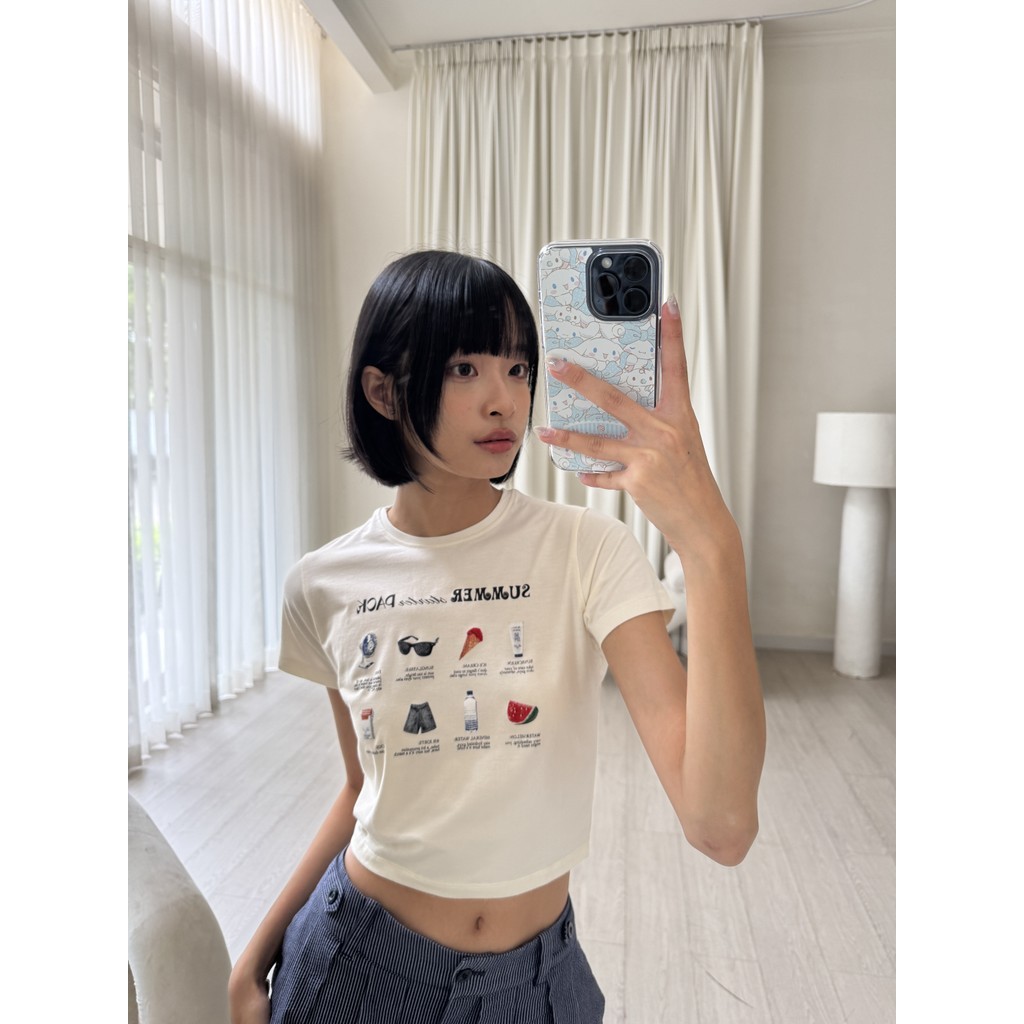 RUDEBASIC - Baby Summer Tee | Woman