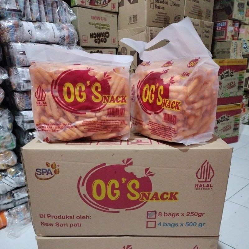 

[PROMO] COD OG`snack stick bumbu balado 1 berat bersih: 250gr