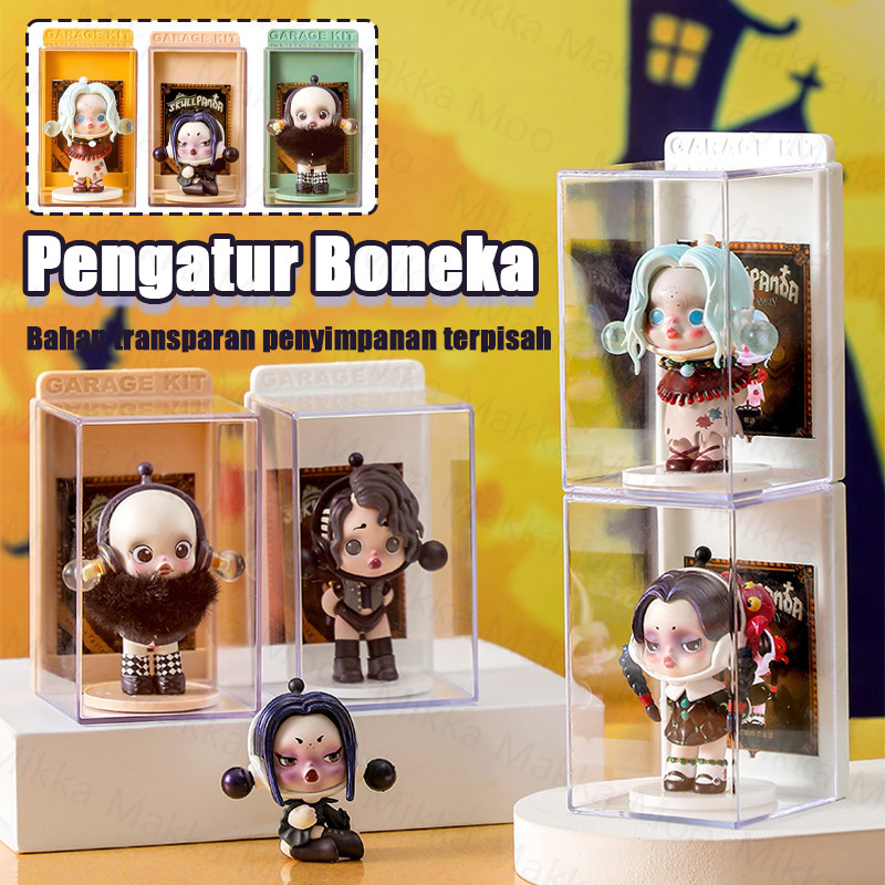1PC/6PCS Figure Display Box Acrylic Storage Kotak / 4WARNA Kotak Pajangan Kotak Pajangan Vertikal / 