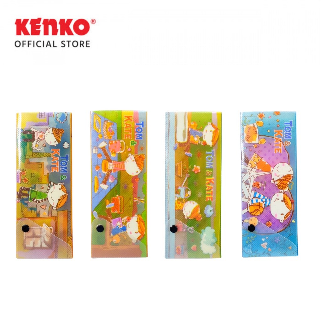 

KENKO PENCIL CASE PC-0719 PVC RANDOM CORAK - 3 PCS