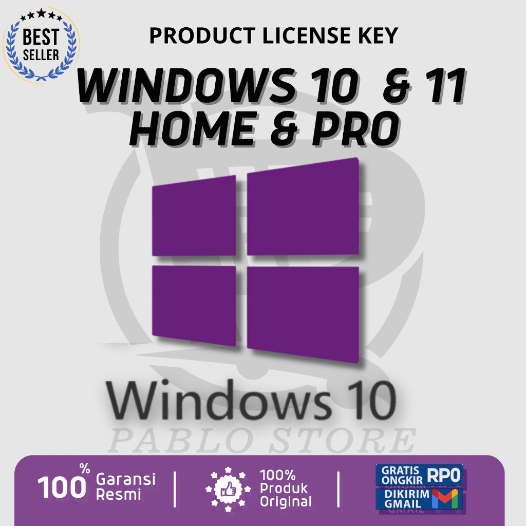 Original Windows 10 Pro / Home Product License key Activation