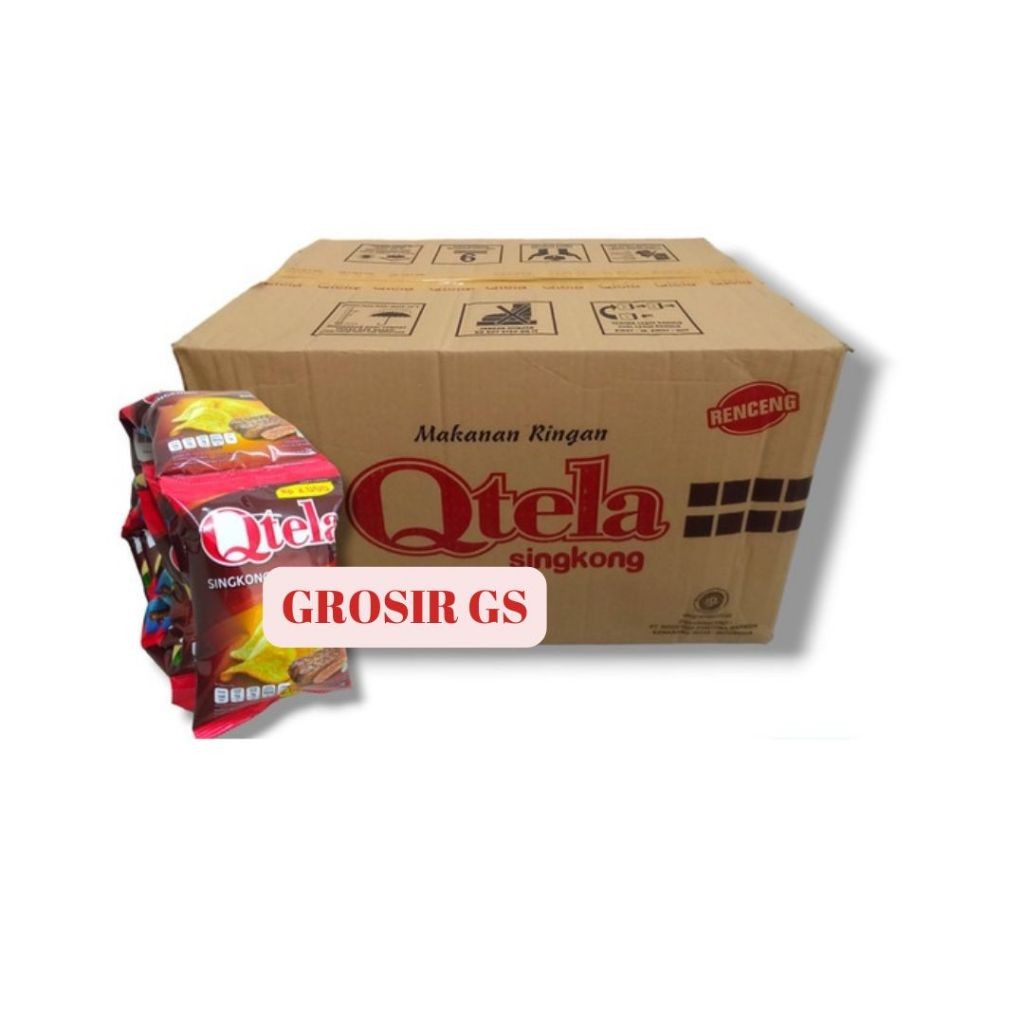 

1 dus isi 60pcs QTELA SINGKONG BBQ RENCENG