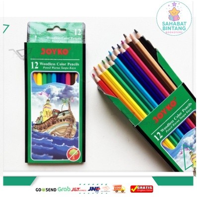 

Pensil Warna Joyko Panjang Cp -103 isi 12 pcs