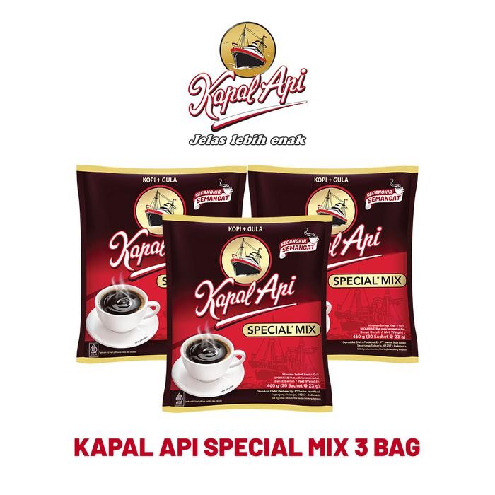 

KAPAL API Special Mix 3 Bag (20 x 23 gr)