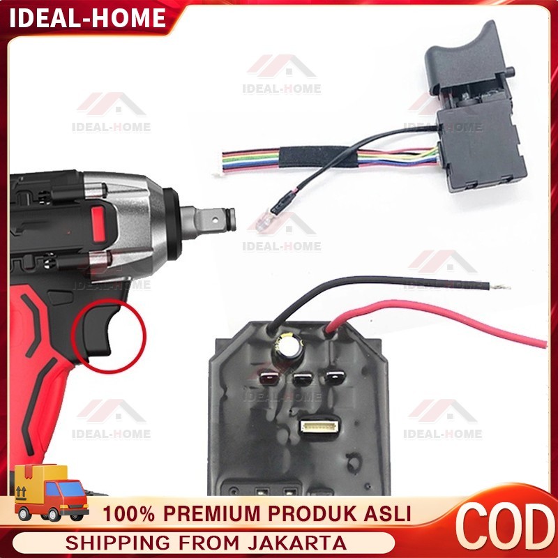 Saklar Modul Impact Wrench JLD Esc Speed Controller Impact Wrench Drill Brushless JLD Switch