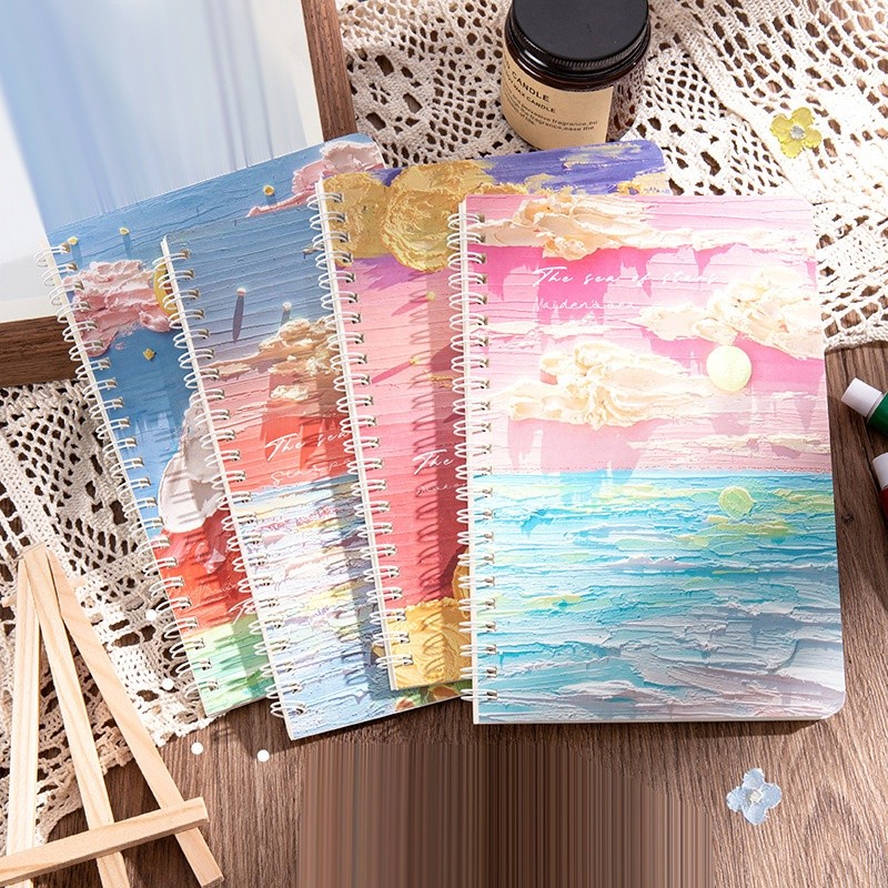 

[GLD] Buku Tulis Catatan Notebook Ring A5 / Notebook Journal / Buku Tulis A5 Spiral Notebook Aesthetic / Spiral Buku Agenda stockami A32