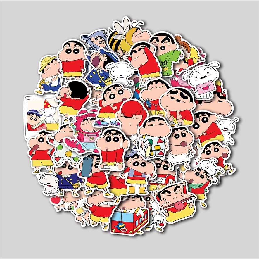 

STICKER PACK CRAYON SHINCHAN | STICKER TUMBLR LAPTOP | STIKER KOPER HELM