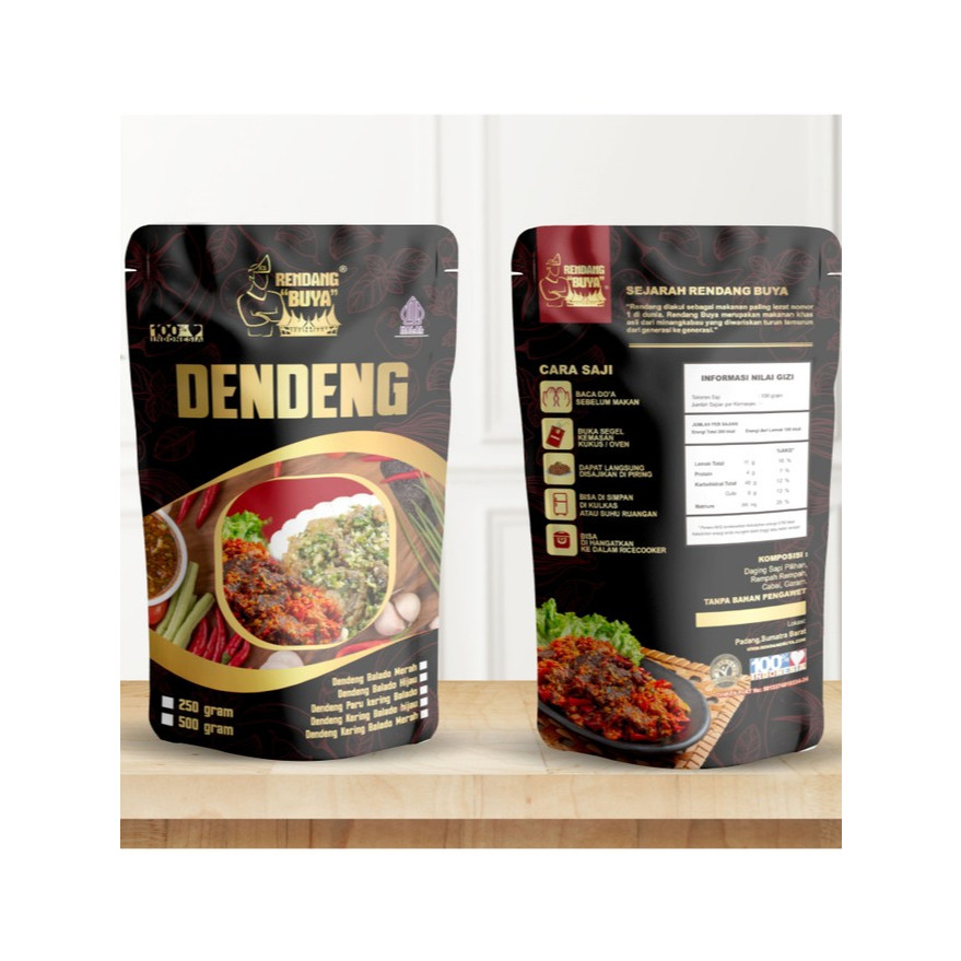 

Rendang Buya - Dendeng Balado Hijau 1000gr Langsung Santap Asli Padang