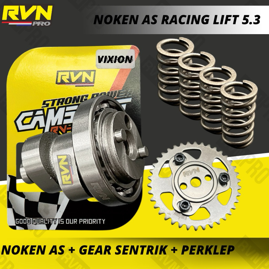 Paket Noken As Racing RVN PRO Buat Motor Jupiter Mx Vixion Mxking Mxking R15 Old Xabre Gir Gear Sent