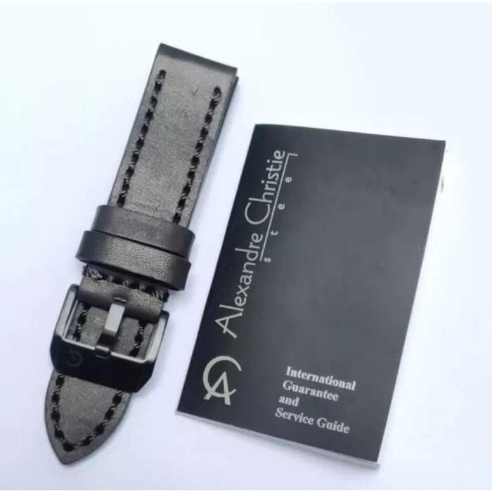 Tali Jam Tangan Kulit Alexandre Christie Original, Strap Jam Kulit Alexandre Christie Original - Hit
