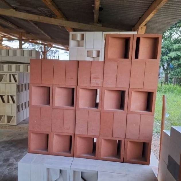 roster beton minimalis, roster nako, loster nako, terakota, merah, loster beton minimalis, roster na