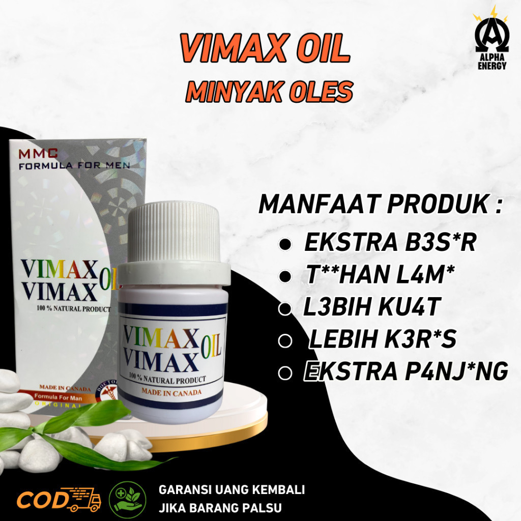 Minyak Pijat Urut Vimax Oil Minyak Oles Panjang Tahan Lama Asli Original By Sentral Herbal Bogor by 