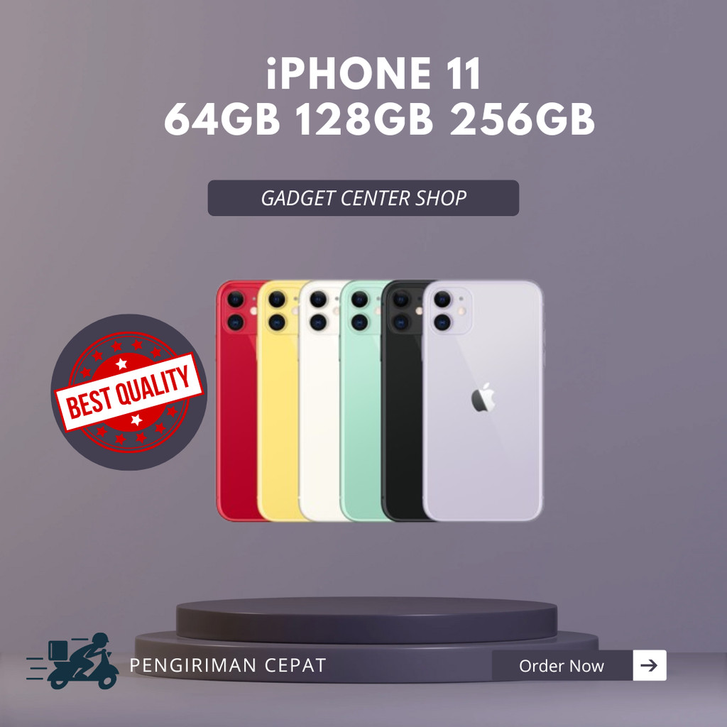 iPHONE 11 64GB 128GB 256GB SECOND ORIGINAL WIFI ONLY | GADGET CENTER