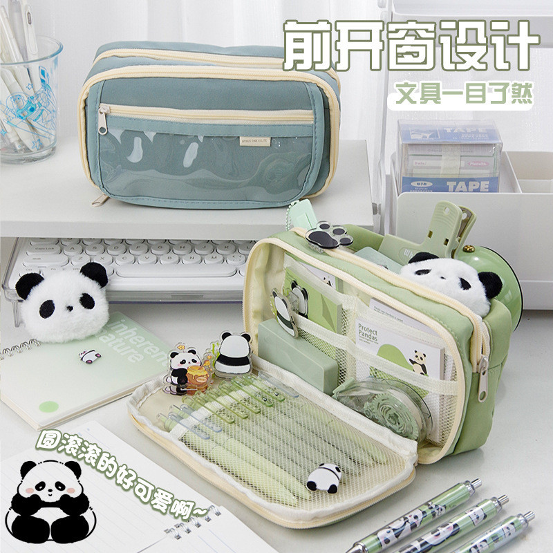 

Tempat alat tulis kotak pensil aesthetic Tas PenaTempat Pencil Tas Pensil kapasitas besar