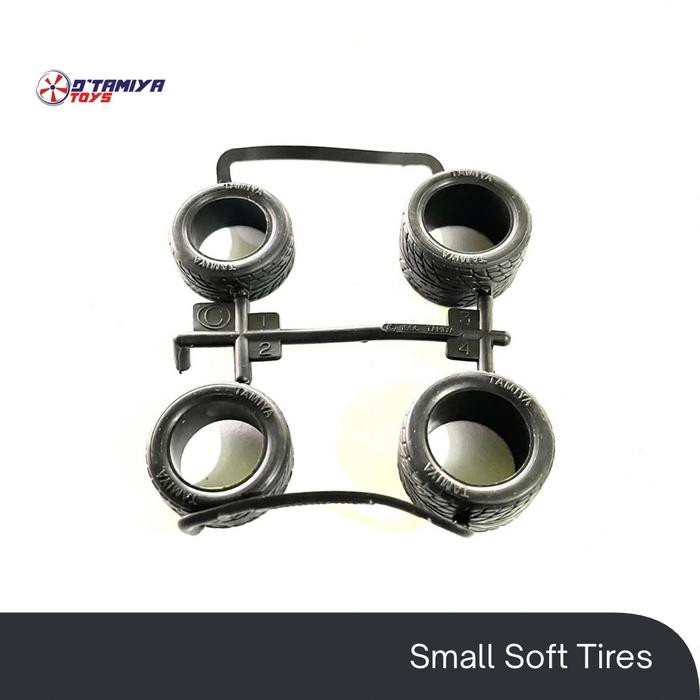 Ban Tamiya Original Ban Small Soft Tires Alur Loose Kit Tamiya