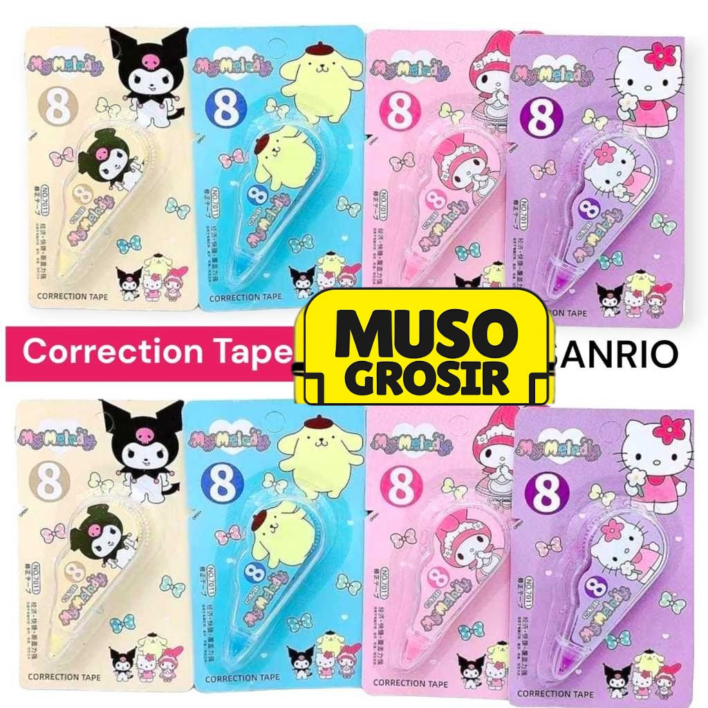 

MUSO | TIPE X SANRIO X LABUBU | CORRECTION TAPE KARAKTER AESTHETIC 8M TIP-EX