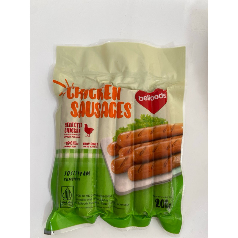 

Belfoods Sosis ayam Chicken Sausages 200GRAM BY JJS