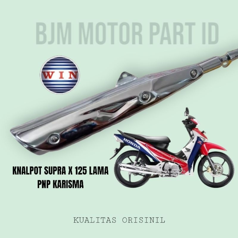 BJM SBY - Knalpot Supra X 125 Lama 2004 2005 2006 WIN | Kenalpot Nalpot Motor Honda Supra X 125 Old 