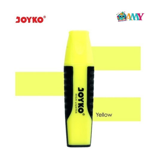 

(1BIJI)JOYKO HIGHLIGHTER HL-1 YELLOW AMY STASIONARY