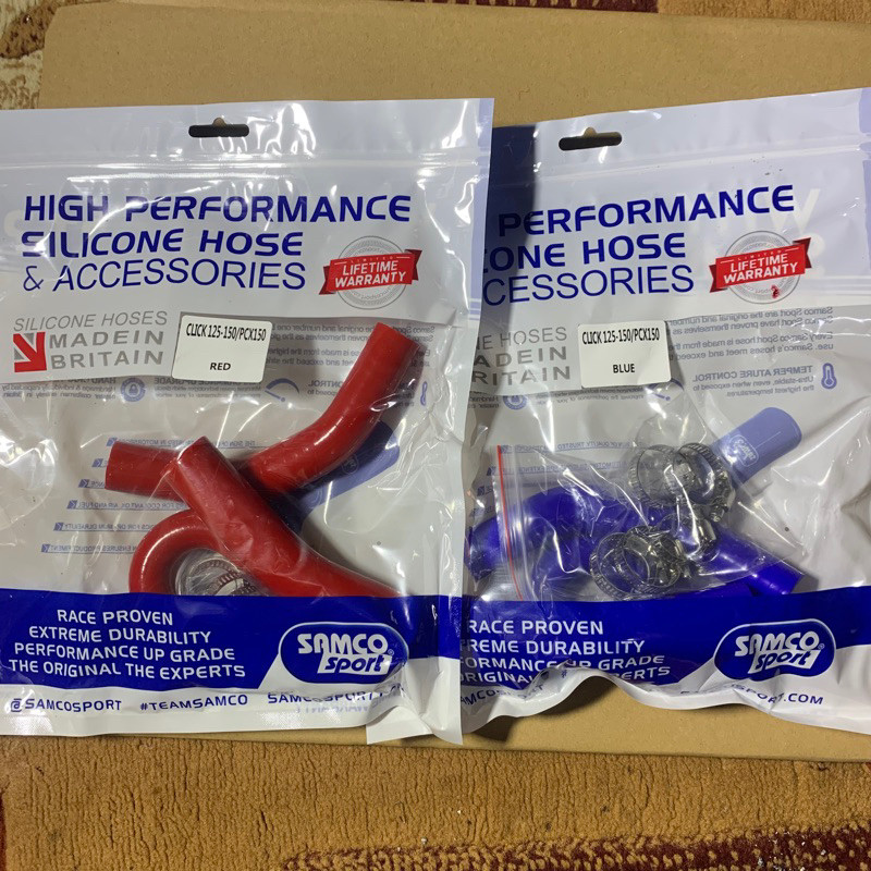 Selang Radiator samco Vario 125 Bohlam 150 LED OLD NEW PCX ADV 150 Merah Biru ORIGINAL