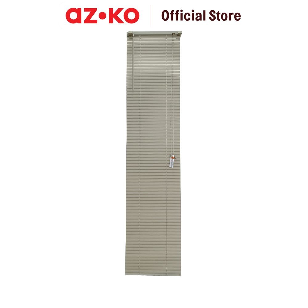 AZKO Forhom 40X180 cm Venetian Blind - Abu-Abu Cloudy Tirai Penutup Kerai Hordeng Venetian Penghalau
