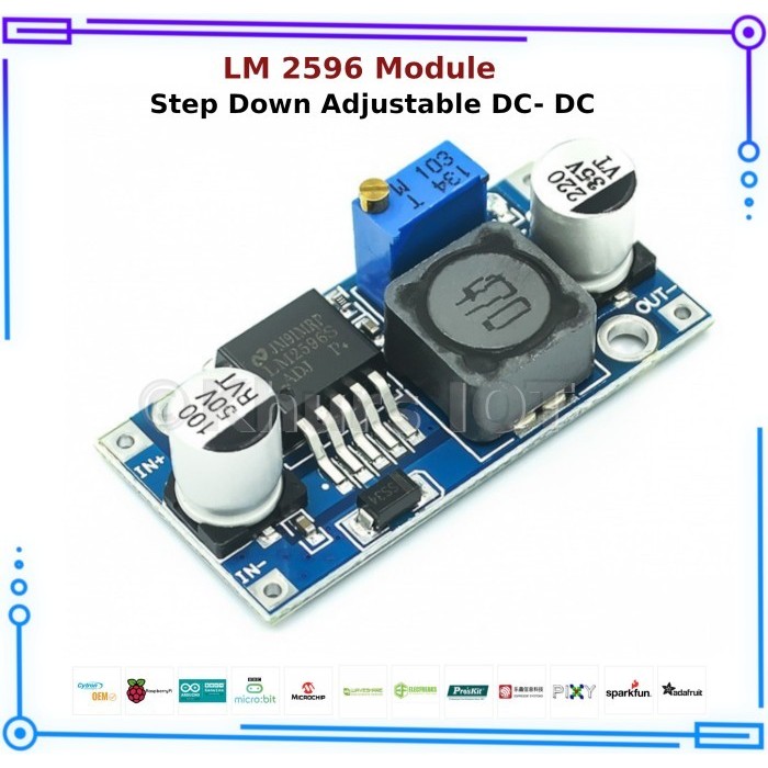 GB99 LM2596 Modul Step Down Adjustable Dc - LM2596