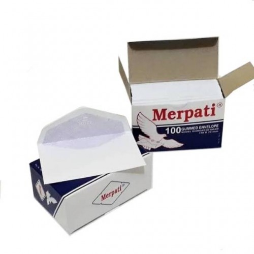 

100 Pcs Amplop Putih Kecil Polos Merpati