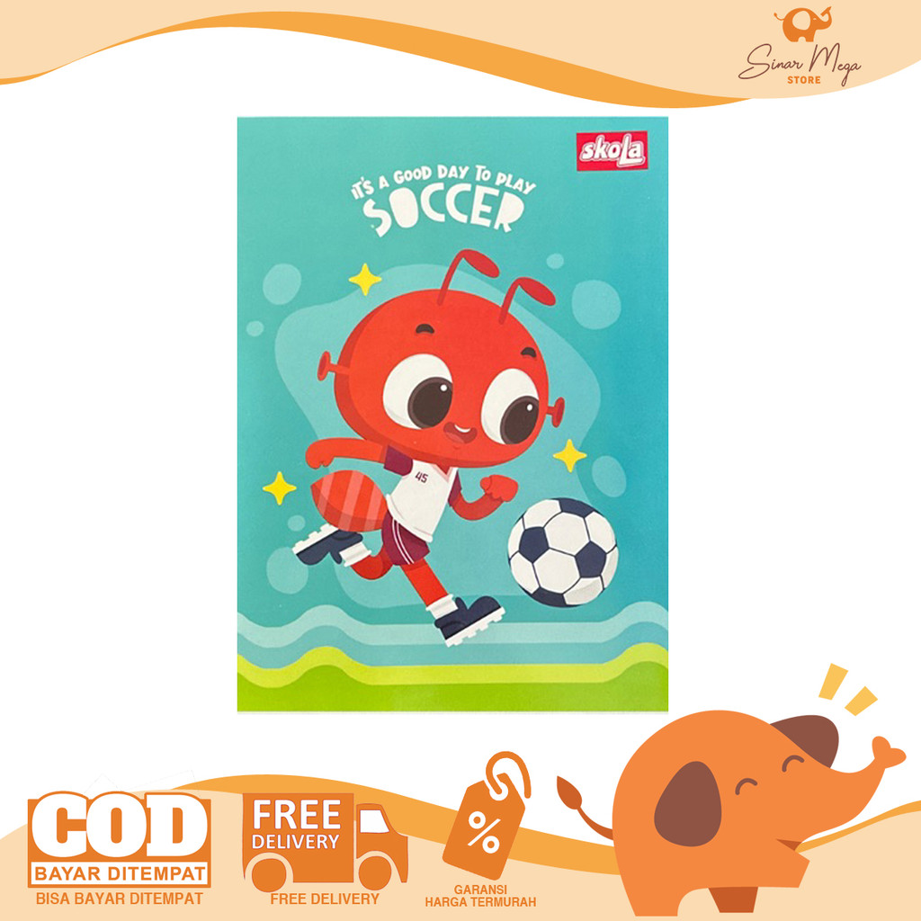 

SKOLA Buku Tulis Kwarto 38 / 58 Lembar SATUAN Buku Sekolah Murah