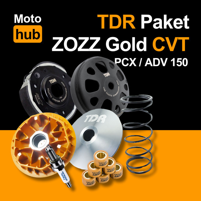 PAKET UPGRADE CVT PCX 150 - ADV 150 TDR KAMPAS GANDA - ROLLER - PULLEY ORI