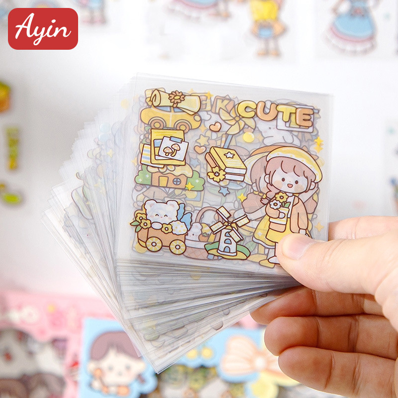 

Stiker Motif Lucu 1 Set Isi 20 Lembar Kecil/Cute Sticker 20 Pcs for student and office/stiker lucu-Vatin_Shop