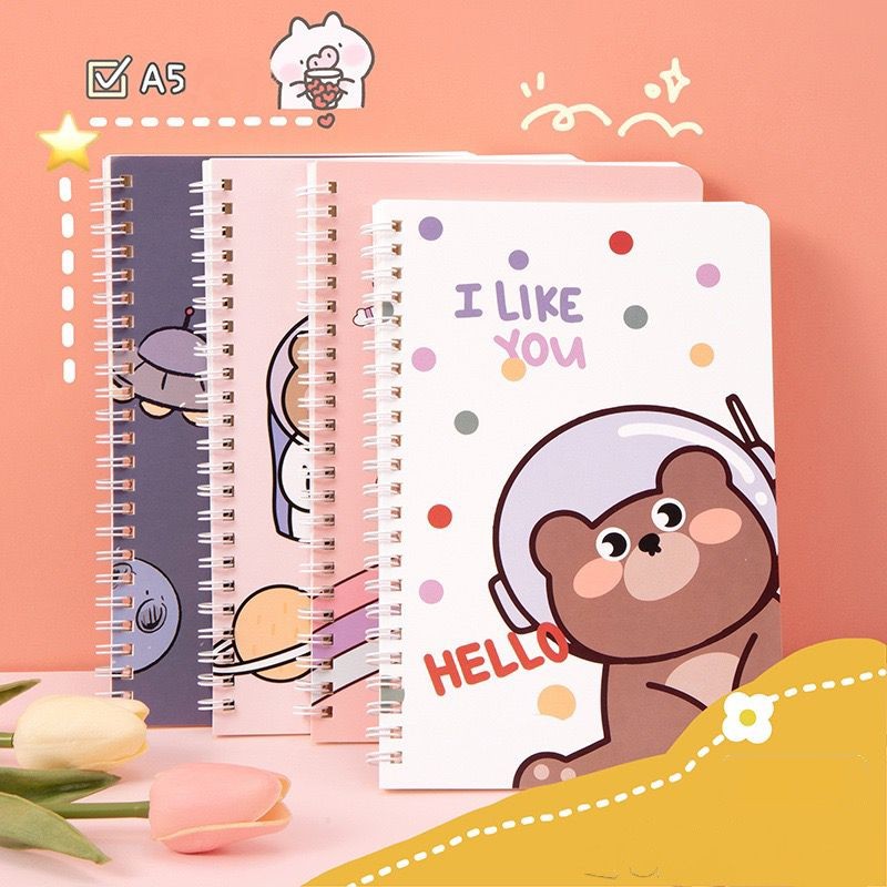 

Buku Tulis A5 Ring / Notebook Ring A5 / Buku Tulis A5 / Buku Sekolah
