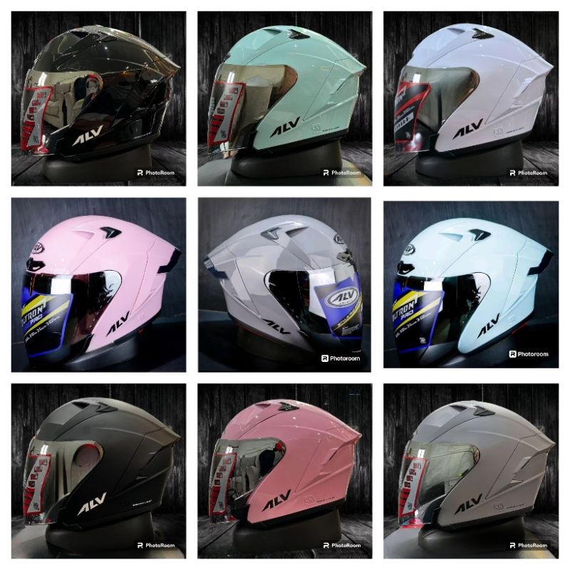 vr52wj helm alv ultron paket ganteng / helm alv ultron V2 / helm alv ultron pro 100% ori paket gante