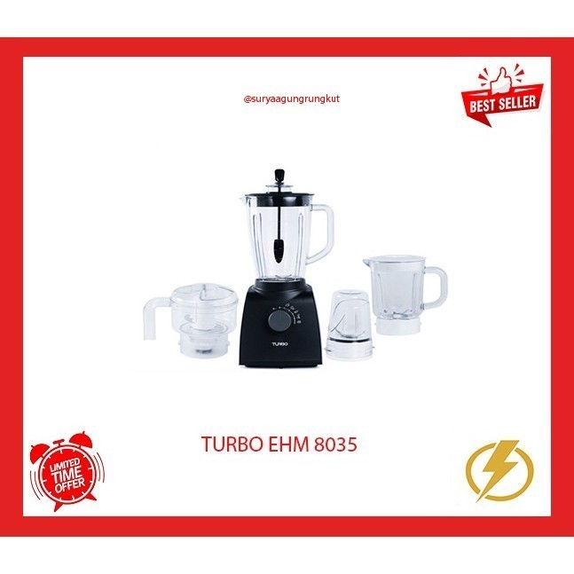 BLENDER TURBO PLASTIK 4 IN 1 - EHM 8035