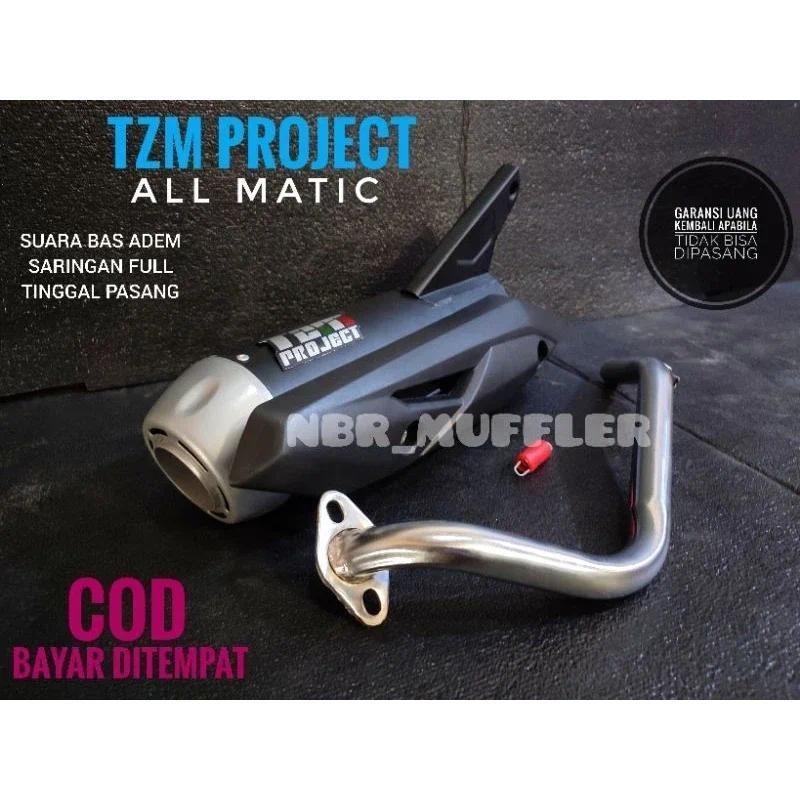 Knalpot Racing Tsugigi copy tzm   Fullset Bass Adem untuk Berbagai Jenis Motor, Berbahan Plat Besi d