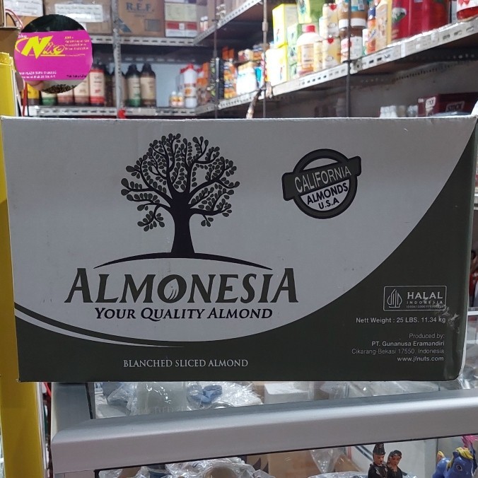 

almonesia almond slice 250gram khusus grab dan gojek