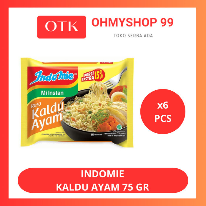 

Indomie Kaldu Ayam 6x75gr