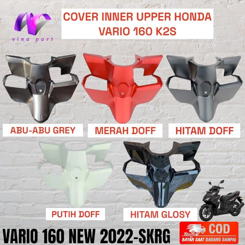 cover inner upper legshield dalam atas laci rack vario 160 new K2S 2022-Sekarang