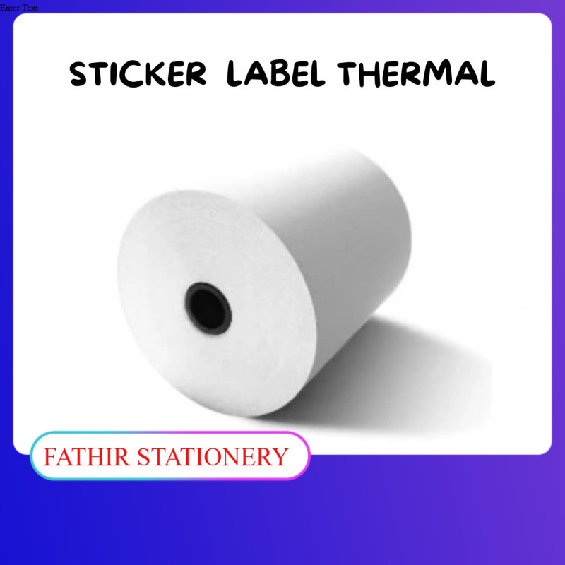 

Kertas Sticker Thermal Label Barcode 500 pcs 100x150 / 10x15 cm Stiker