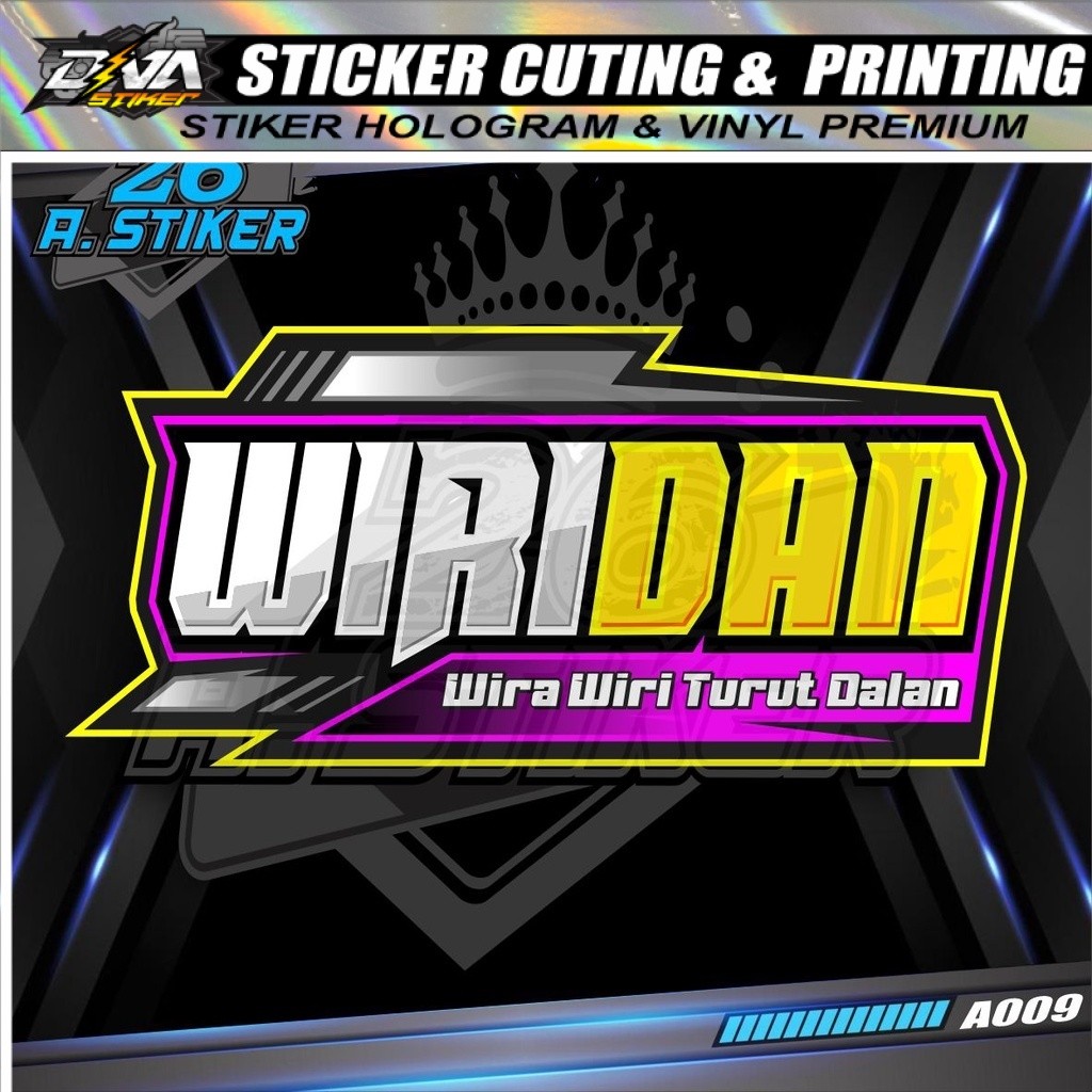 Stiker Decal Kata-kata Keren, Lucu, Bijak, Motivasi WIRIDAN - Stiker Variasi Mobil, Kaca Mobil Bak P