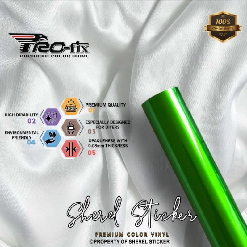 SKOTLET PROFIX HIJAU METALIK CANDY PANJANG 50 CM