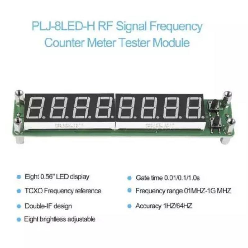 Frekuensi Counter 8 digit 0.1mhz 2.4ghz Frequency Counter 8 segment