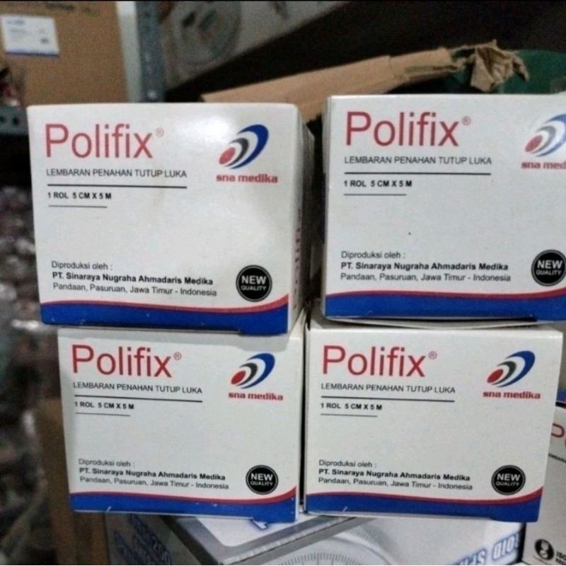 Plaster Penutup Luka Polifix 5cm x 5m (TANPA BOX)