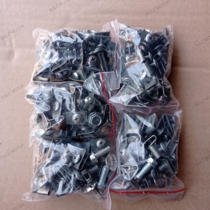 Baut Full Set Body - Bodi Honda Supra X 125 Fi Baut motor lengkap