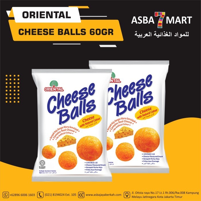 

ORIENTAL CHEESE BALLS 60GR