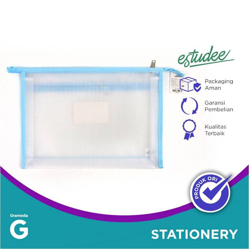 

Estudee Zipper Pocket Eva Waterproof A4 Grey Eszp191
