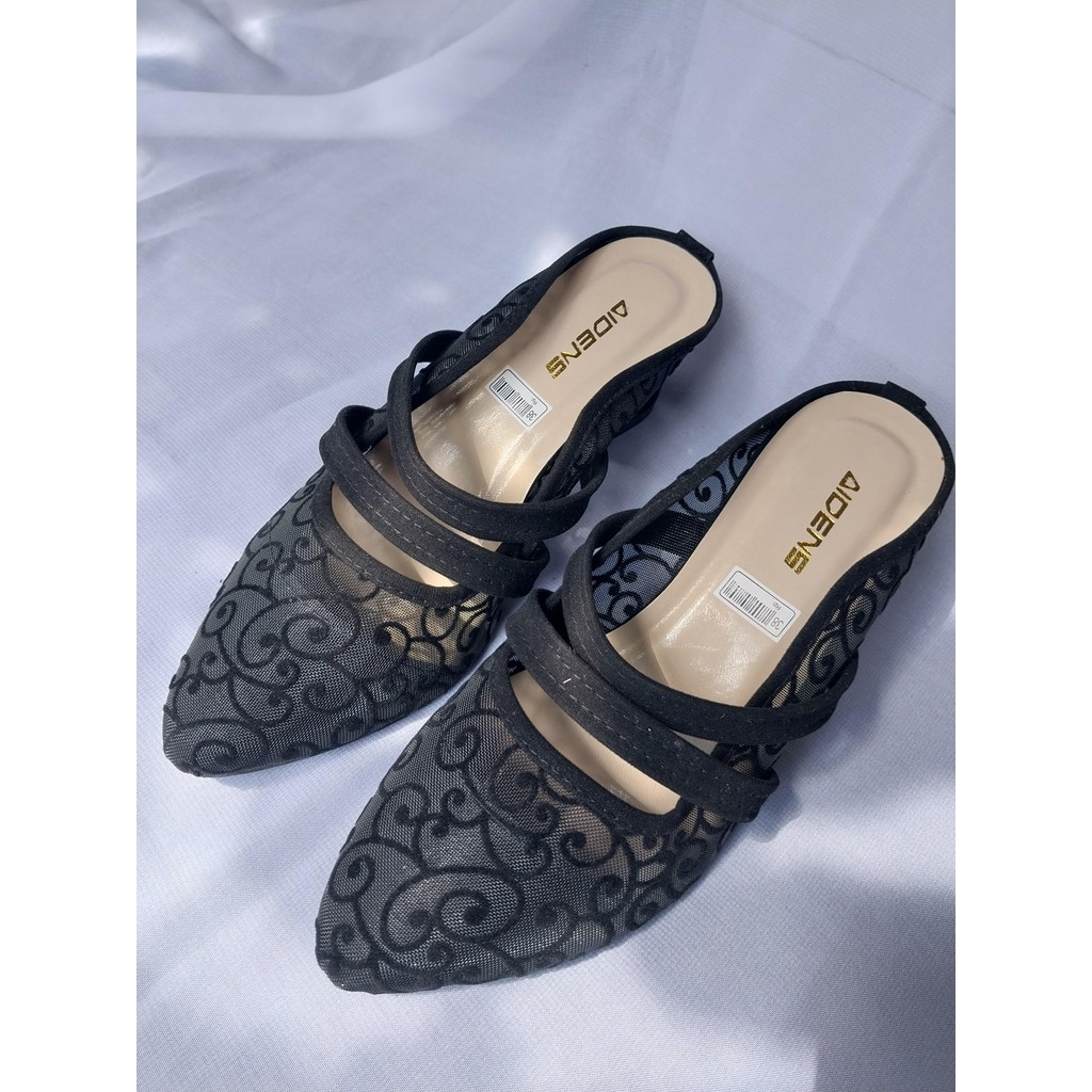 Sepatu / Sandal  Wanita Heels SHESHA Flat Elegan Motif Brokat - Shoes