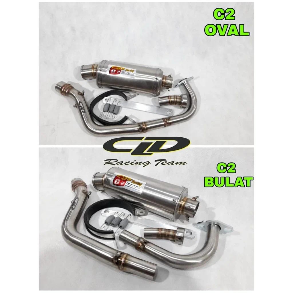CLD Racing C2 BULAT series MIO SPORTY CARBU & NOUVO Knalpot Fullsystem
